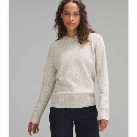 lululemon athletica Sweaters - Lululemon Boxy Cotton-Blend Sweater size medium